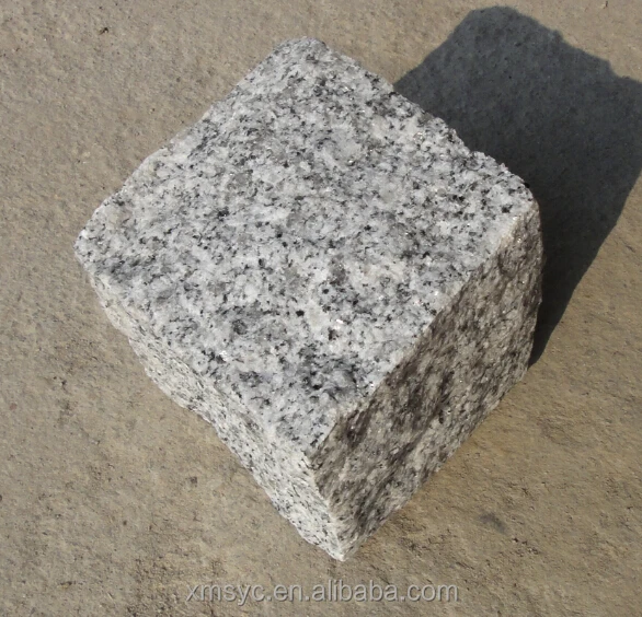 20x20 outdoor natural stone g684 black granite cobblestone paver