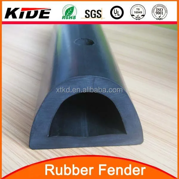 High quality boat D type rubber fenders