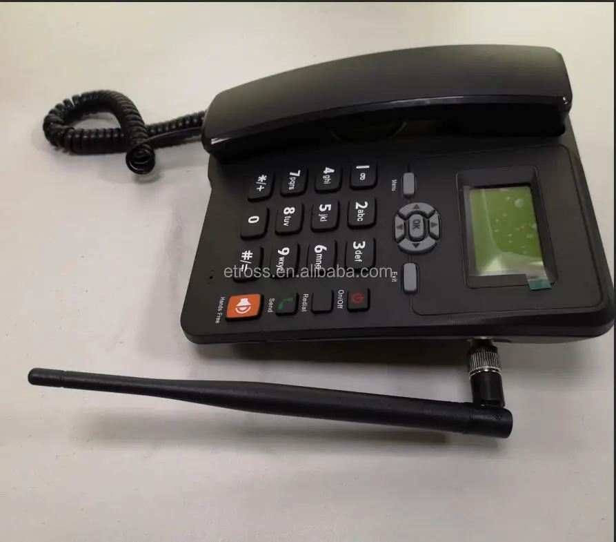 
Quad band GSM Desk Telephone handset, GSM FWP for Business or Family 
