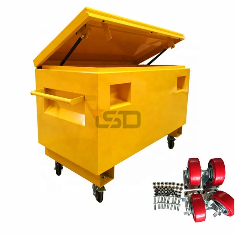 Большой металлический ящик для инструментов для грузовиков или пикапов