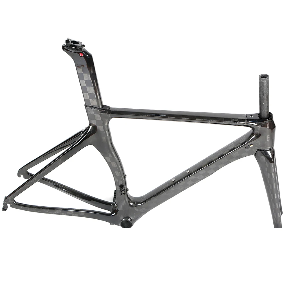 
Bici twitter carbonio Aero racing road matte custom carbon fiber raw bicycle frame 