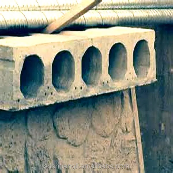 prefab building precast concrete hollowcore slab making machine prices