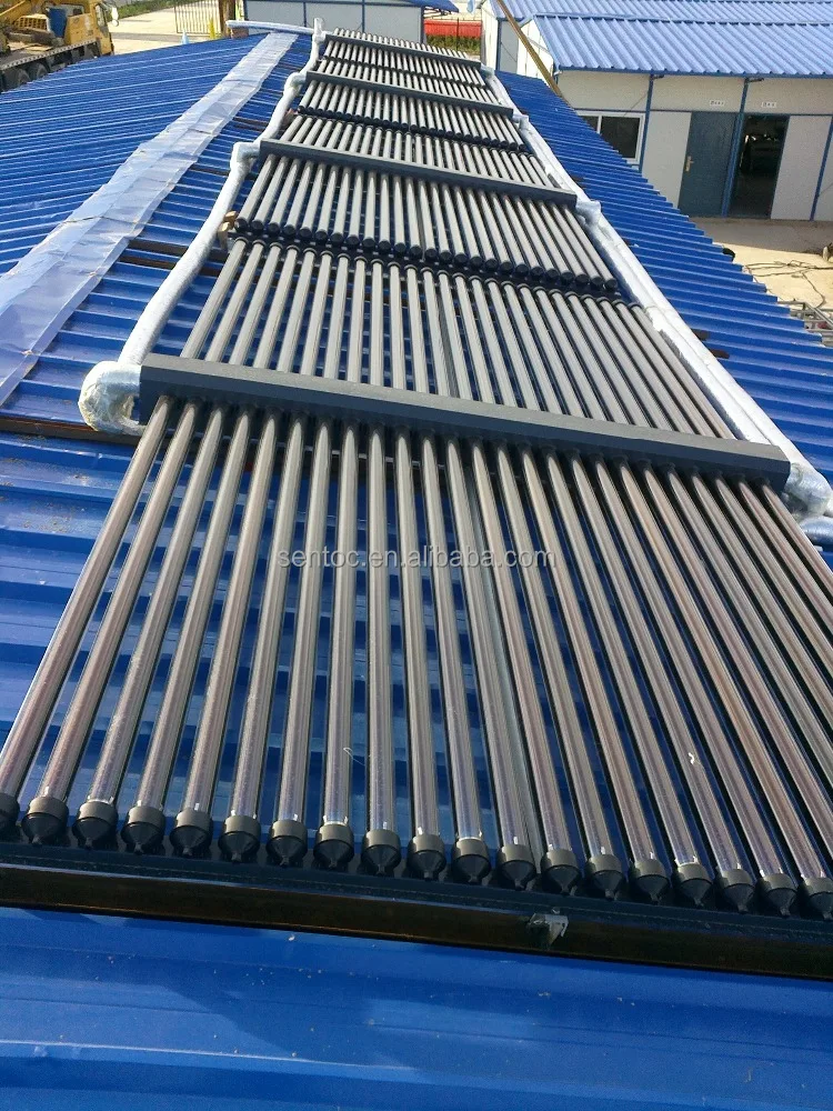 High Woring Efficiency Vacuum Tube Solar Collector (500L Manifold)