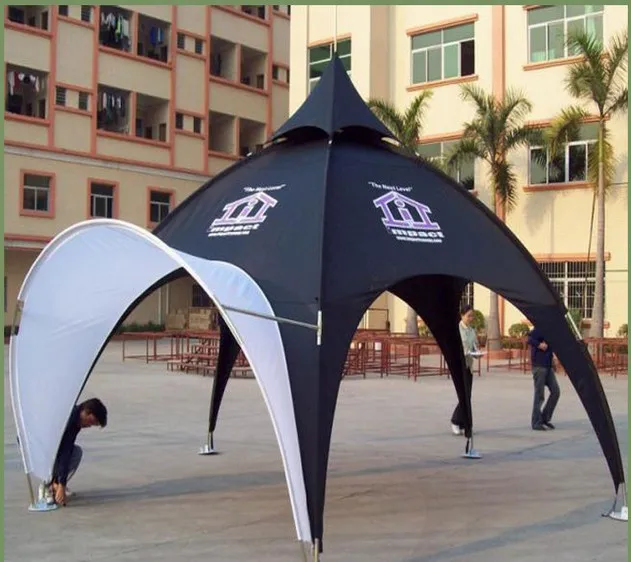 Aluminium Custom advertising Trade Show Outdoor 6*6m pop up folding Dome Tent for Promotion event gazebo canopy