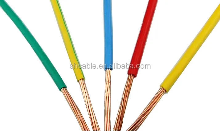 Copper HO7V-U H07VU Cu H07 HO7 H05 HO5 Electric wire electrical wire for sale