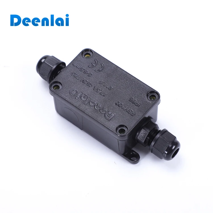 
IP66 пластиковая двухсторонняя маленькая наружная Водонепроницаемая электрическая распределительная коробка для уличного освещения 