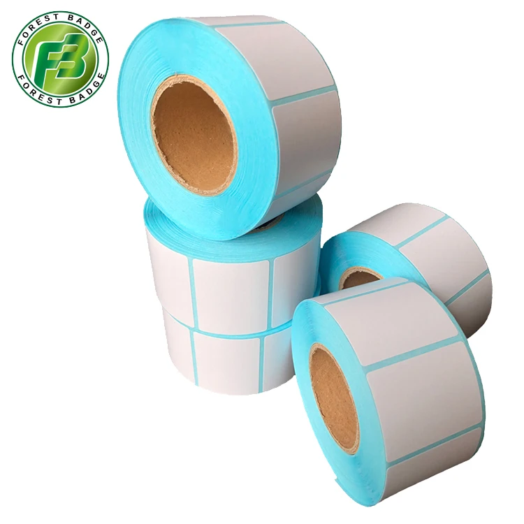 white labelling paper printing tag custom logo stickers sheet labels 40x30mm 800 pcs/rolls waterproof bottle sticker for packing