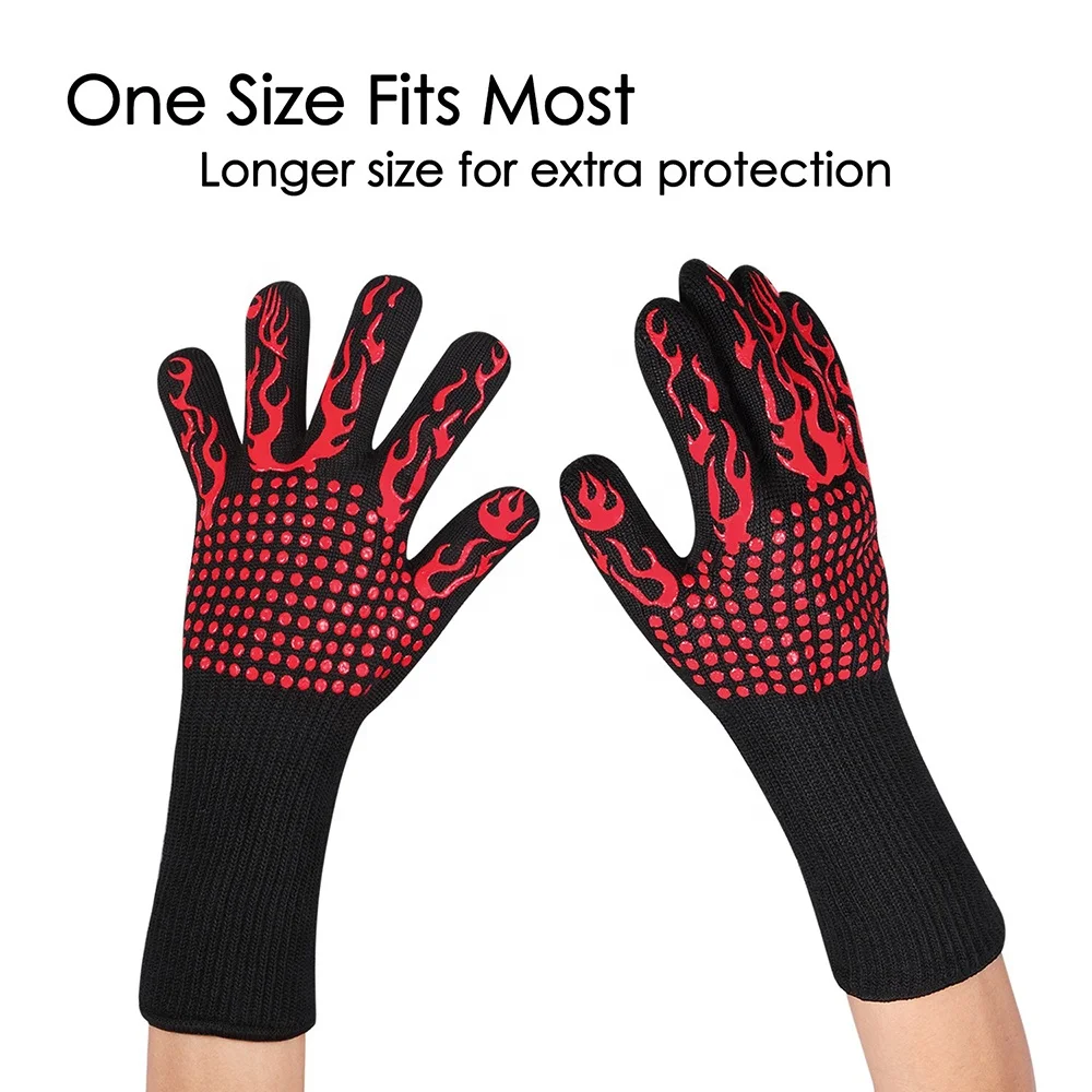 
932 F Extreme Heat Resistant Gloves For Kitchen Cooking 