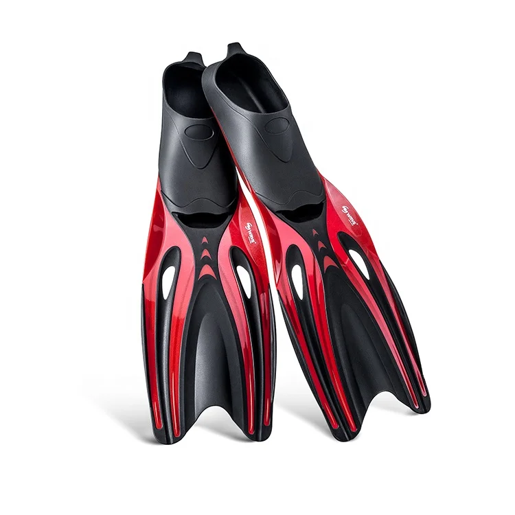 Accept OEM professional equipments full foot pockets fins scuba free diving fins