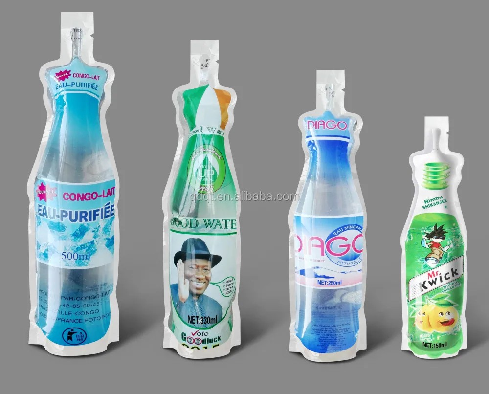 Мешочек с принтом для безалкогольного напитка/сока, мешочек с подставкой, мешочек для жидкости без носика