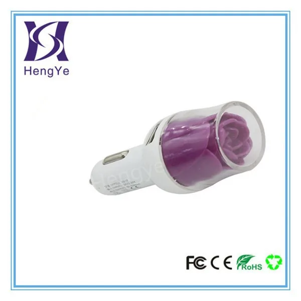Innovative products single usb car charger vehicle 2a 5v mobile travel accessories