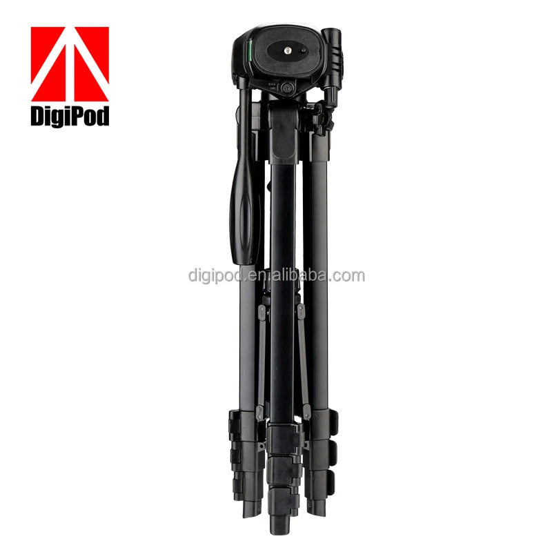 
DIGIPOD 4 Sections 57inch tripod Fashion Aluminum Stand Camera Accessories Tripod For Smartphone video 