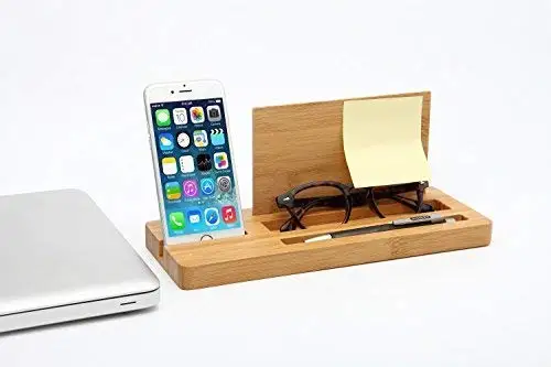 
Bamboo Office Supplies Desktop Storage Box Stationery Solid Wood Pen Holders,Mobile Phone Stand Wood Pen 