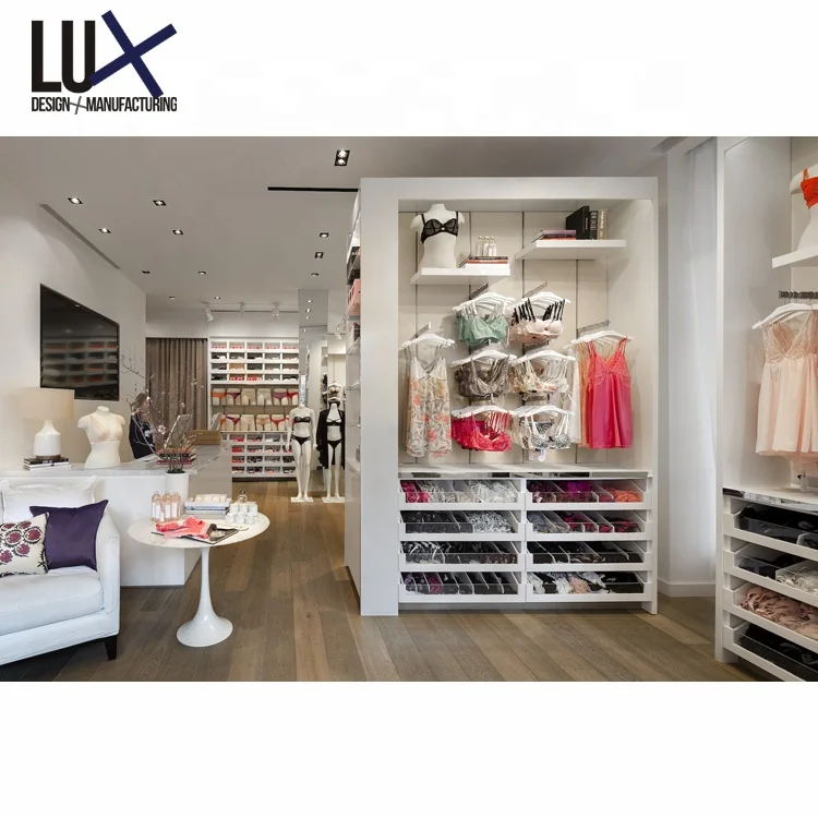 LUX Customized 3D Design Lingerie Store Display Furniture,Underwear Decoration For Fancy Shop For Exclusive Shop