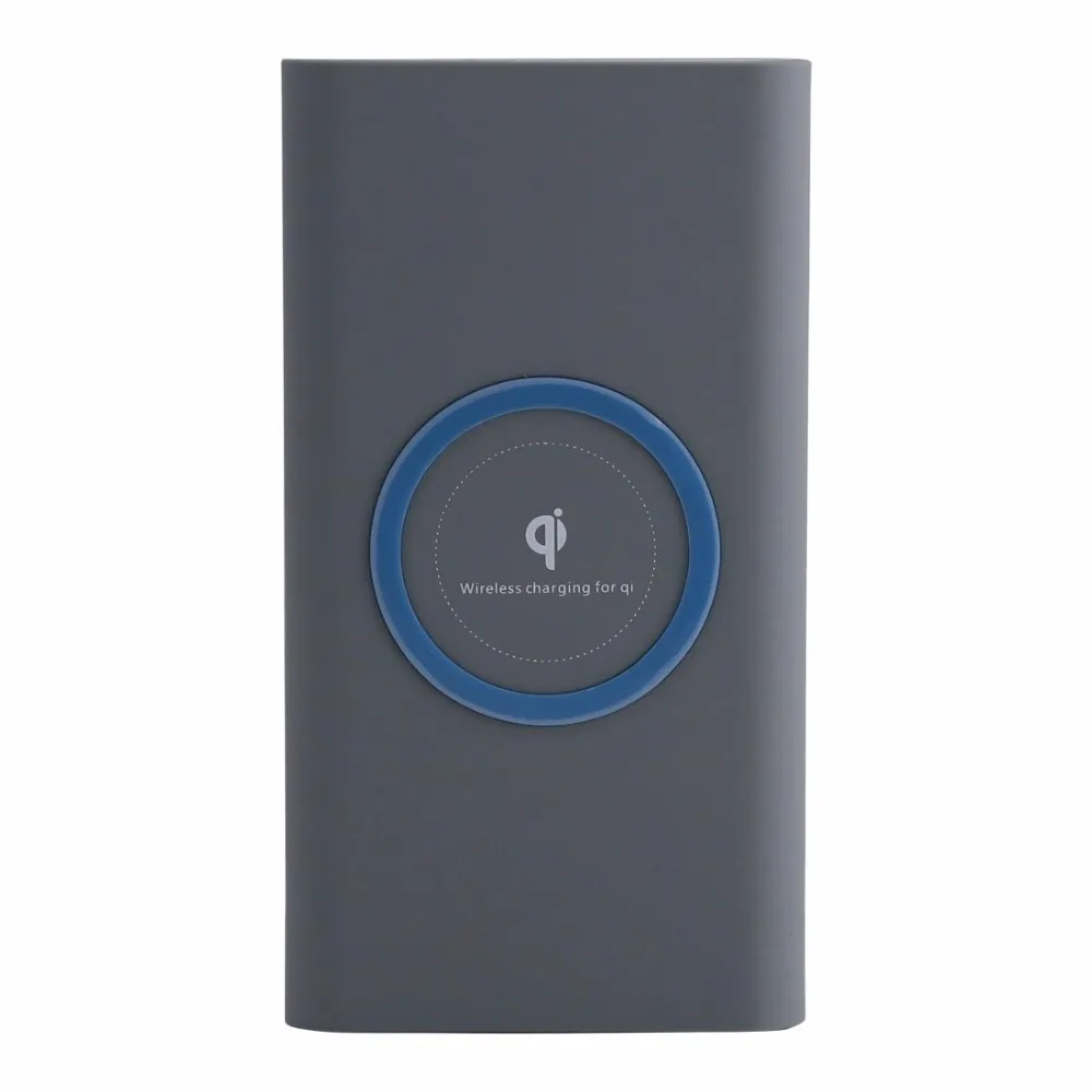 Пользовательский логотип 10000mah QI быстрое зарядное устройство Беспроводное для сотового телефона