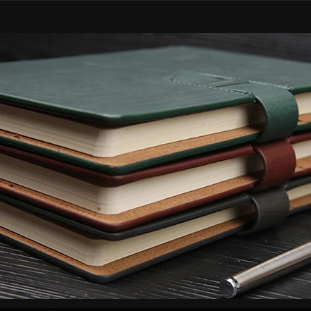 agenda organizer planner notebook PU leather business book printing made diary custom printed daily calendars journal