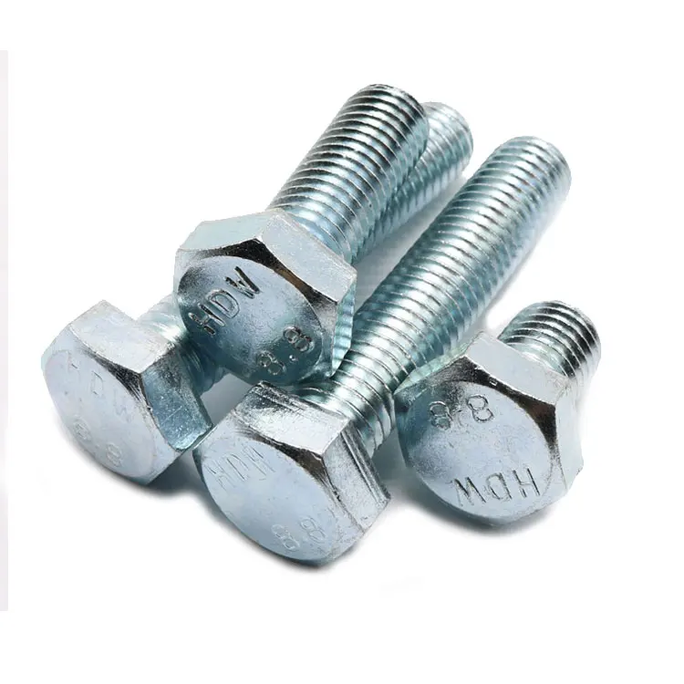 Galvanized hex head bolt 8.8 grade hex bolt