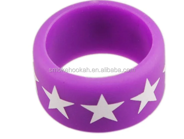 Silicon band vape colorful beauty ring for mechanical mods rba rda atomizer decorative protector antiskid e-cig mod