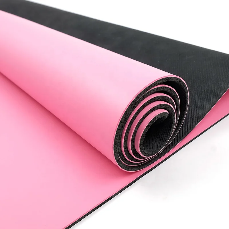 Wholesale ECO Custom Screen Printing PU waterproof Natural Rubber Yoga Mat