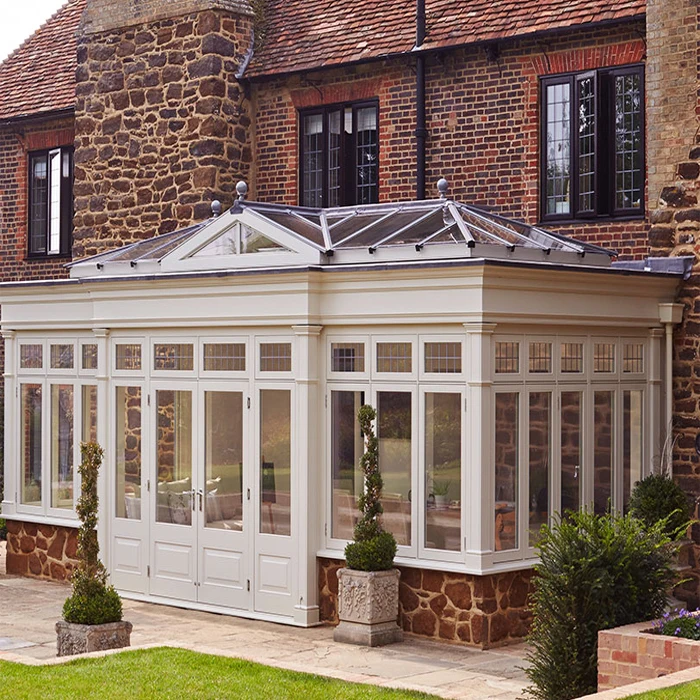 
Custom Laminated Low-e Reflective Greenhouse Aluminum Frame Winter Garden for Leisure Living Prefabricated Glass Conservatory 