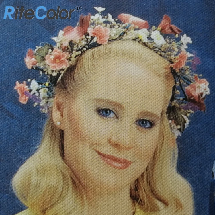 
380gsm Blank Artist Rolled Eco Solvent Poly Cotton Canvas For Inkjet Printing 