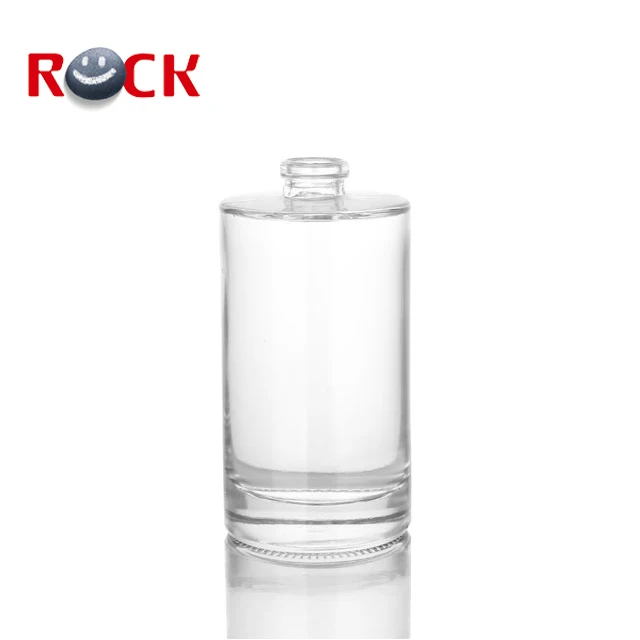 High quality glass material transparent spray perfume bottle dubai 50ml