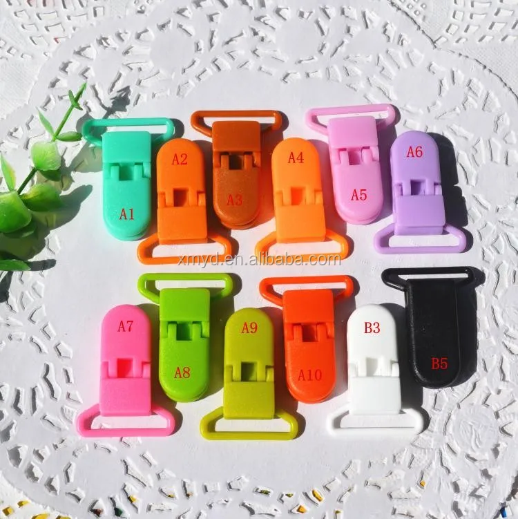 Пластиковые клипсы KAM, 25 мм, держатель для пустышки, клипсы для нагрудника, игрушки, не содержит Бисфенол А