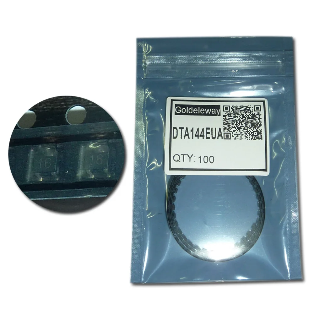 DTA144EUA PNP Биполярные Цифровые Transistor-50V-30mA 0.2 Вт/200 МВт 16 переключатель инвертора интерфейс схема драйвера