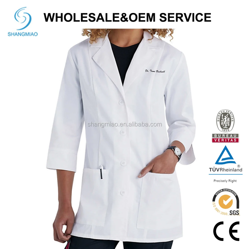 
Wholesale Hospital Work Clothing, Medical Uniforms Doctor Blouse Made In China 