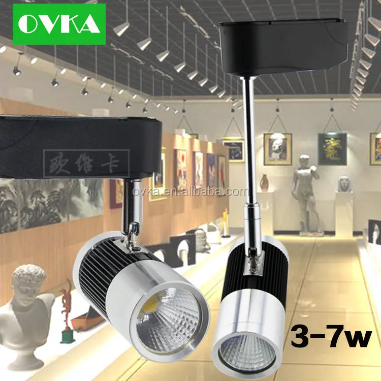 COB spotlight 5w 7w 10w 12w 20w 30w led track light for store