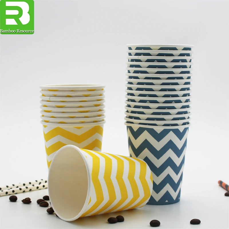 
All size Disposable custom printed tea paper cups with lids recyclable Modern style custom design disposable coffee paper cups 