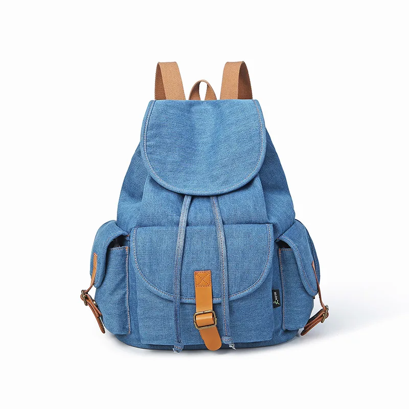  Женская джинсовая сумка-рюкзак