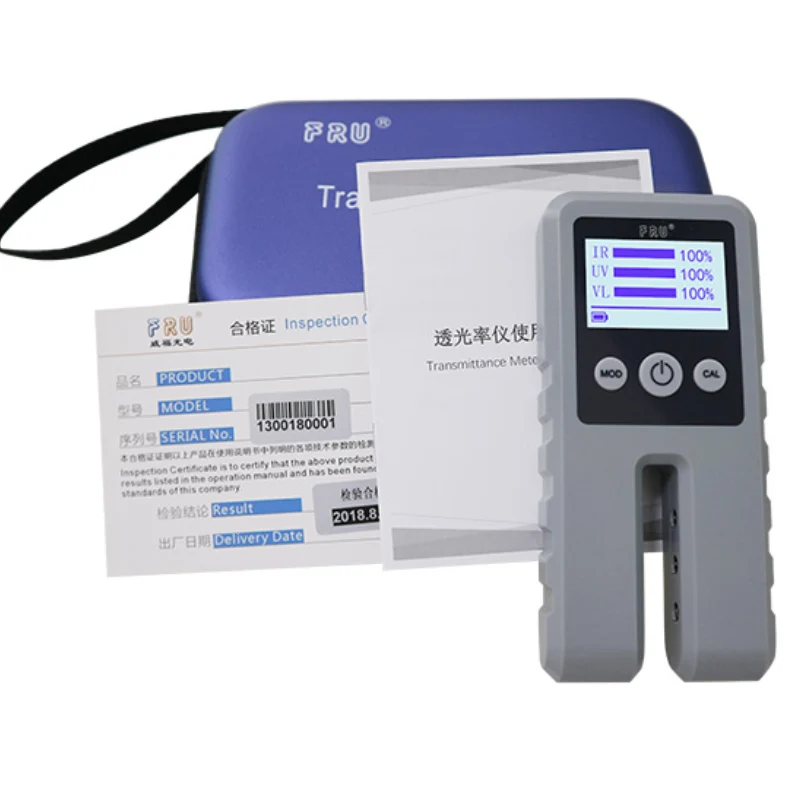 WT11 glass Light transmittance meter Ultraviolet infrared ray transmittance test