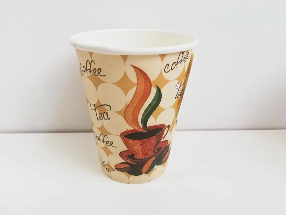 
wholesale China supplier cheap price for single wall 7oz/8oz/9oz paper coffee cups with handle for hot coffee drink 
