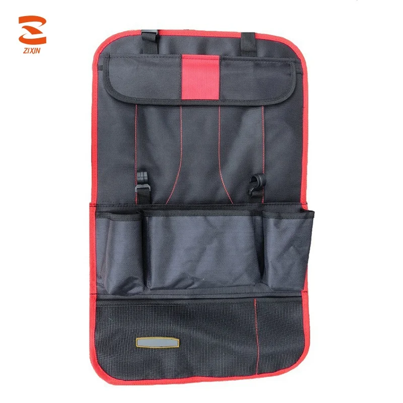 
Wholesale New Design Travel Multi Pocket Car BackSeat Organizer with Hang IPAD Watching Video 