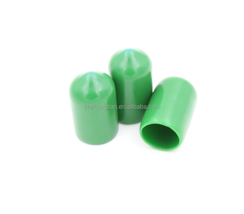 Защитные концевые колпачки для стальных кабелей синего цвета