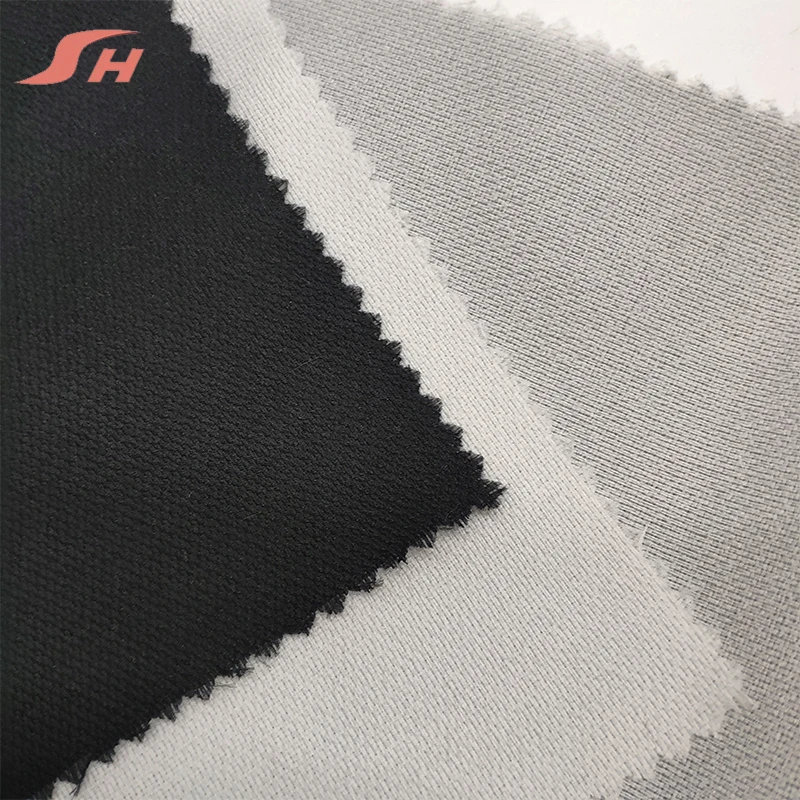China manufacturer PES microdot clothing 100 polyester woven interlining