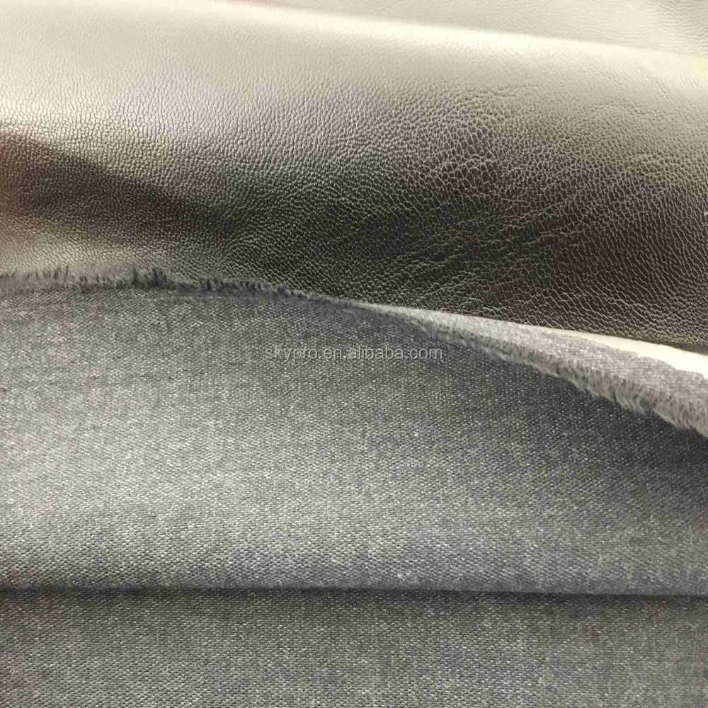 Black Rexine Leatherette PU Cheap and High Quality Lather Cloth Faux