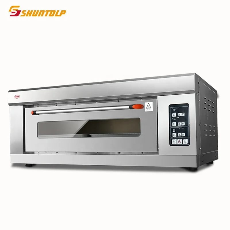 1 deck 2 tray deck oven Commercial electric cake oven  bakery shop restaurant equipment gas bread pizza single deck oven