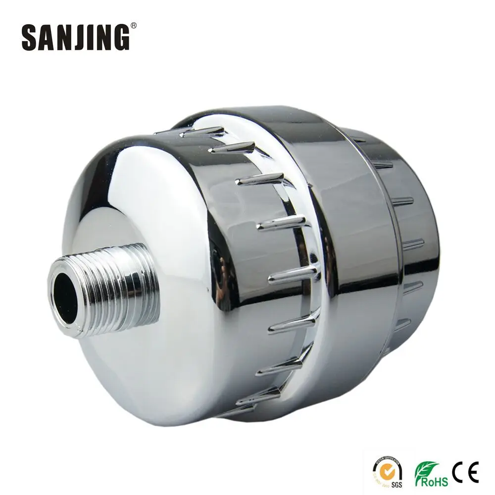 Amazon Hot Sale OEM Universal 10 / 12/ 15 Stages Chrome Shower Head Water Filter