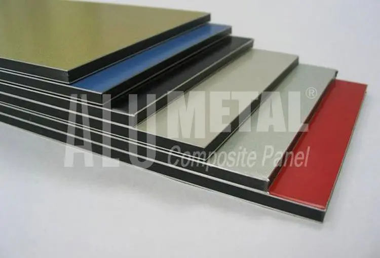 Wholesale 1200*2440 Rose Gold Copper ACP Aluminum Composite Panel Metal Paneled Wall Sheet Panels