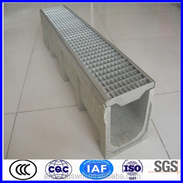 
Resin concrete channel drainage trench cover drain grate 