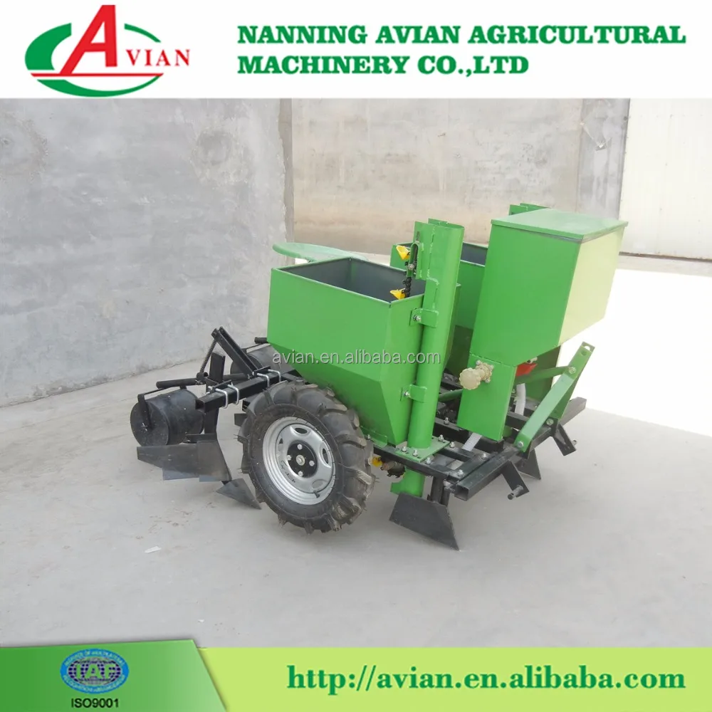 Double Rows Potato Planter Seeder / Garlic Planter Machine / Sweet Potato Planting Machine