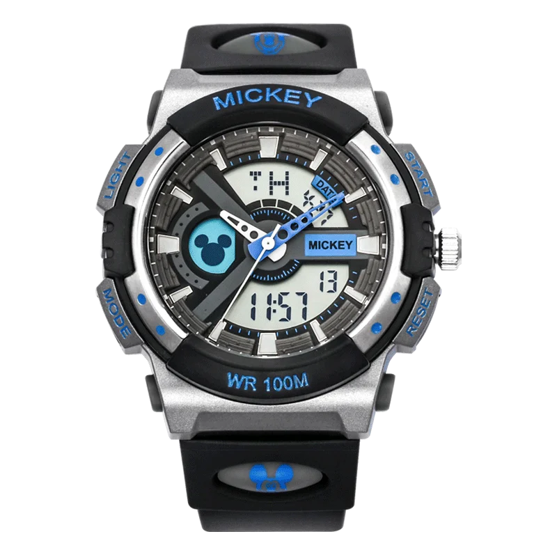 BAIDI Original Brand Disney Digital Watch For Children Luminous Dial Life Waterproof Multi-function Electronic Watch For Boys