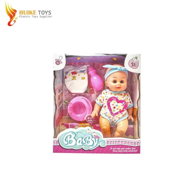 14 inch lifelike Vinyl reborn baby doll toy for kids