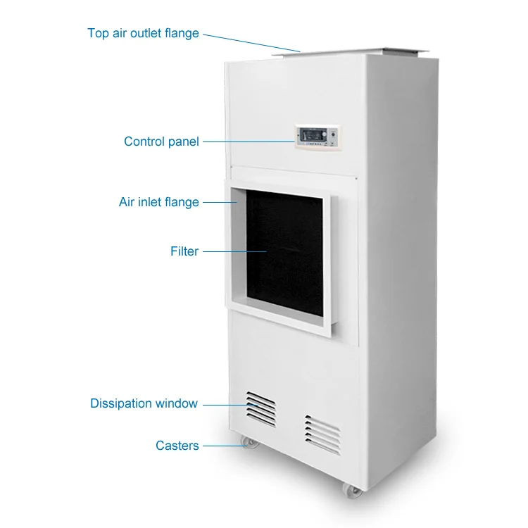 160L per day humidity reducer machine dehumidifier pool