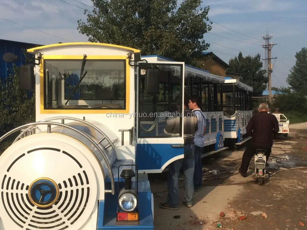 
China supplier YIZHIJINNUO trackless train carriage for sale 