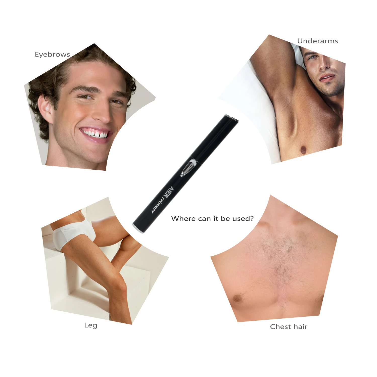 China Electric Trimmer Travel Mini Electric Shaver Beauty Care Tools Electric Hair Trimmer Men shaver AE-811