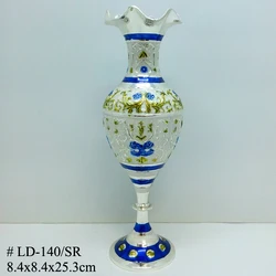 Metal Colored Flower Vase