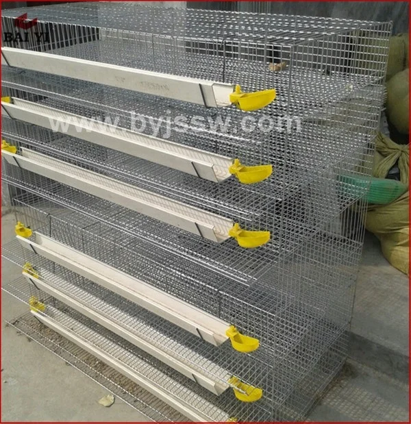 Poultry Quail Farming Equipment Cage Accessories With Tray